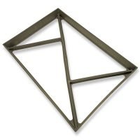 Tuinpad mal strak diagonaal